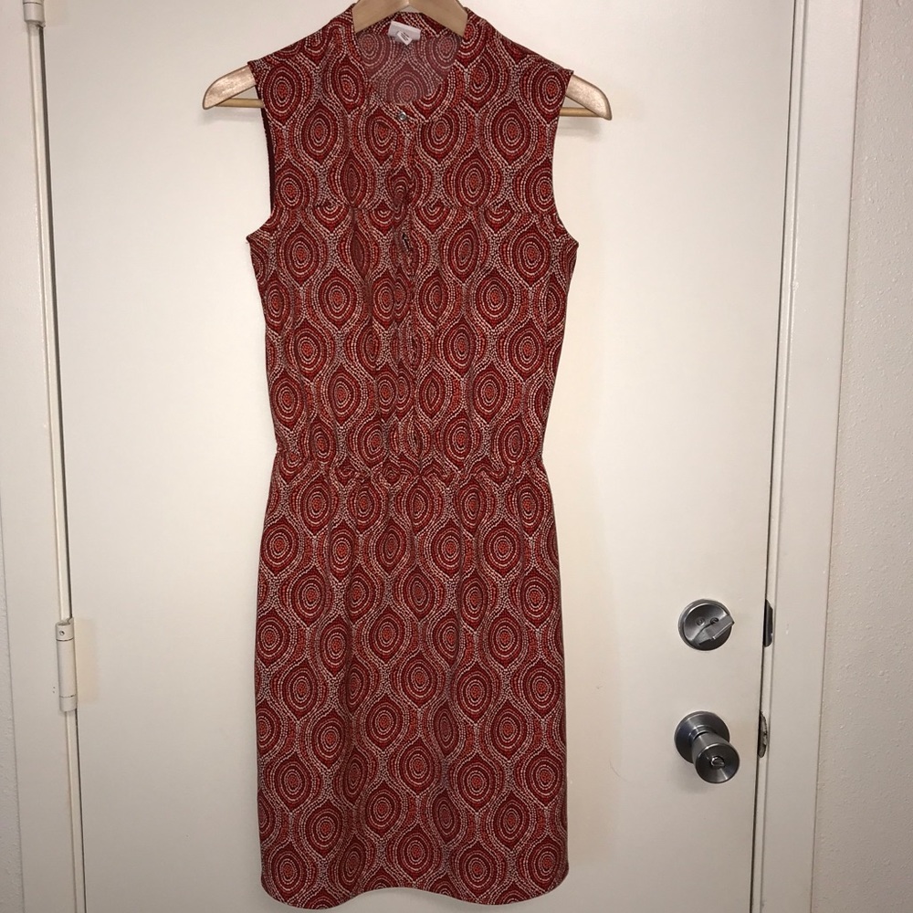 Merona Printed Dress Orange